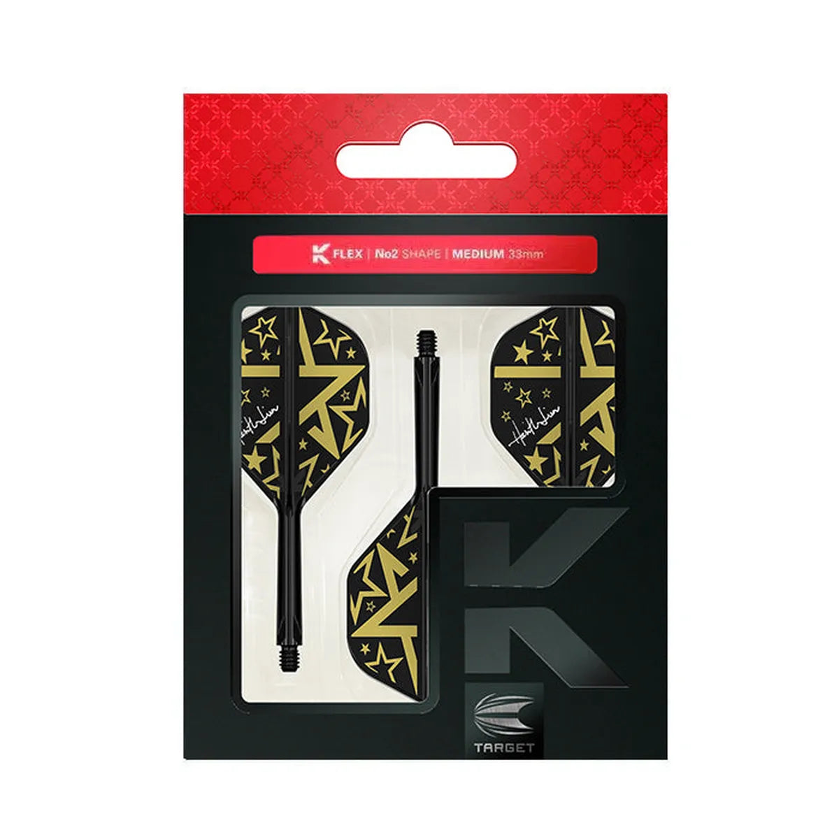 Target Japan Hot Shot K-Flex Flight System No2-6-Medium-Premier Darts
