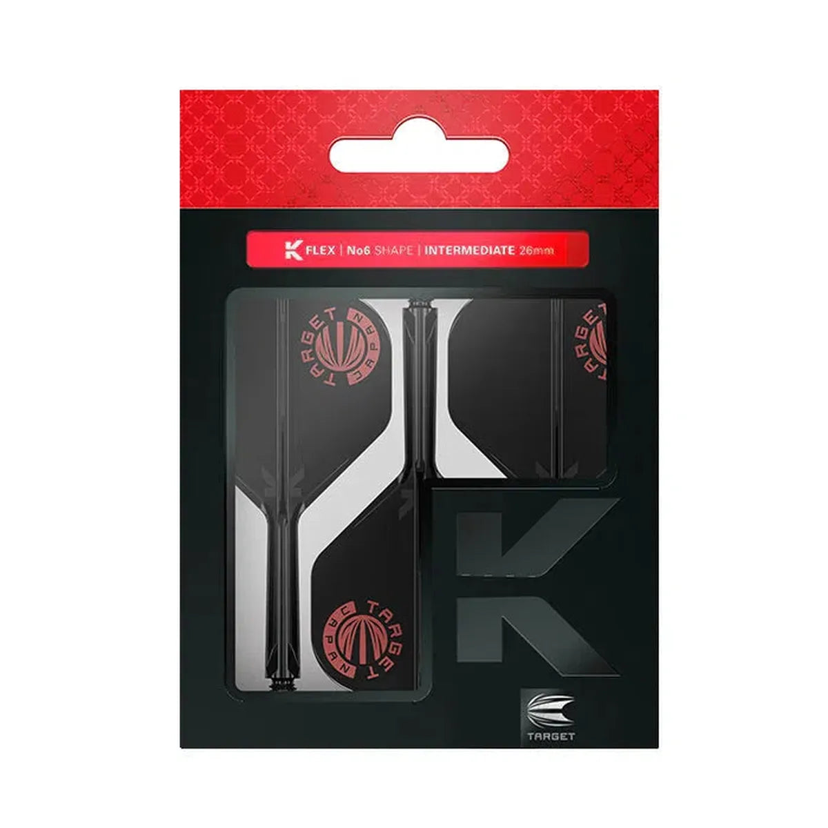 Target Japan Logo Black Limited Edition K-Flex Flight System No2-5-Intermediate-Premier Darts