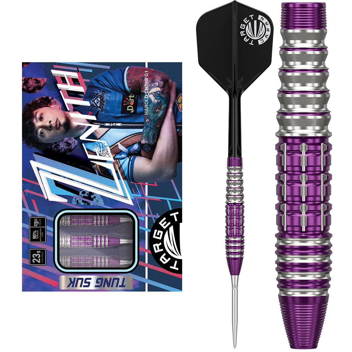 Target Japan Prime Series Zenith G1 90% Tungsten Steel Tip Darts