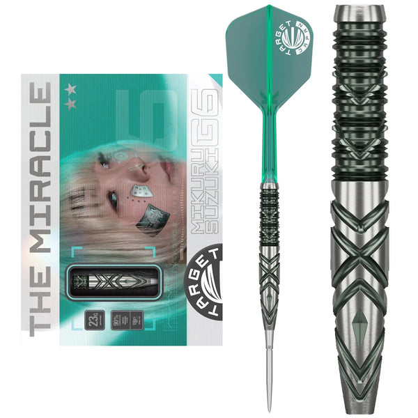 Target Japan The Miracle G6 90% Tungsten Steel Tip Darts-1-23 GRAM-Premier Darts