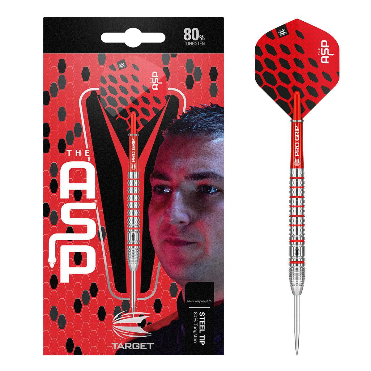 Target Darts Nathan Aspinall 80% Tungsten Steel Tip Darts