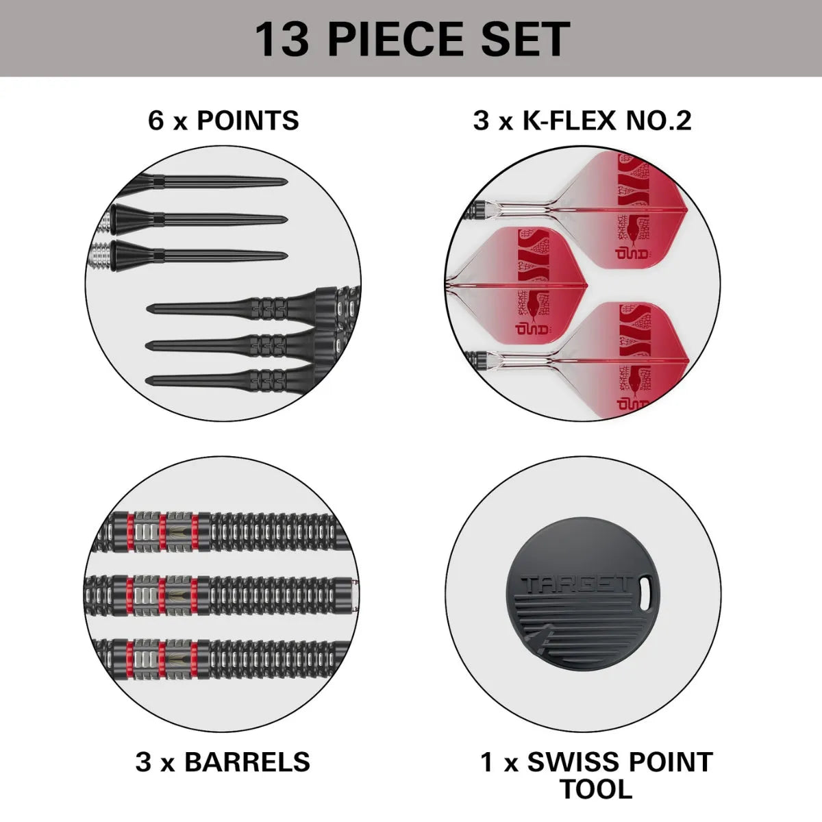 Target Darts Nathan Aspinall 95K 95% Tungsten Soft Tip Darts