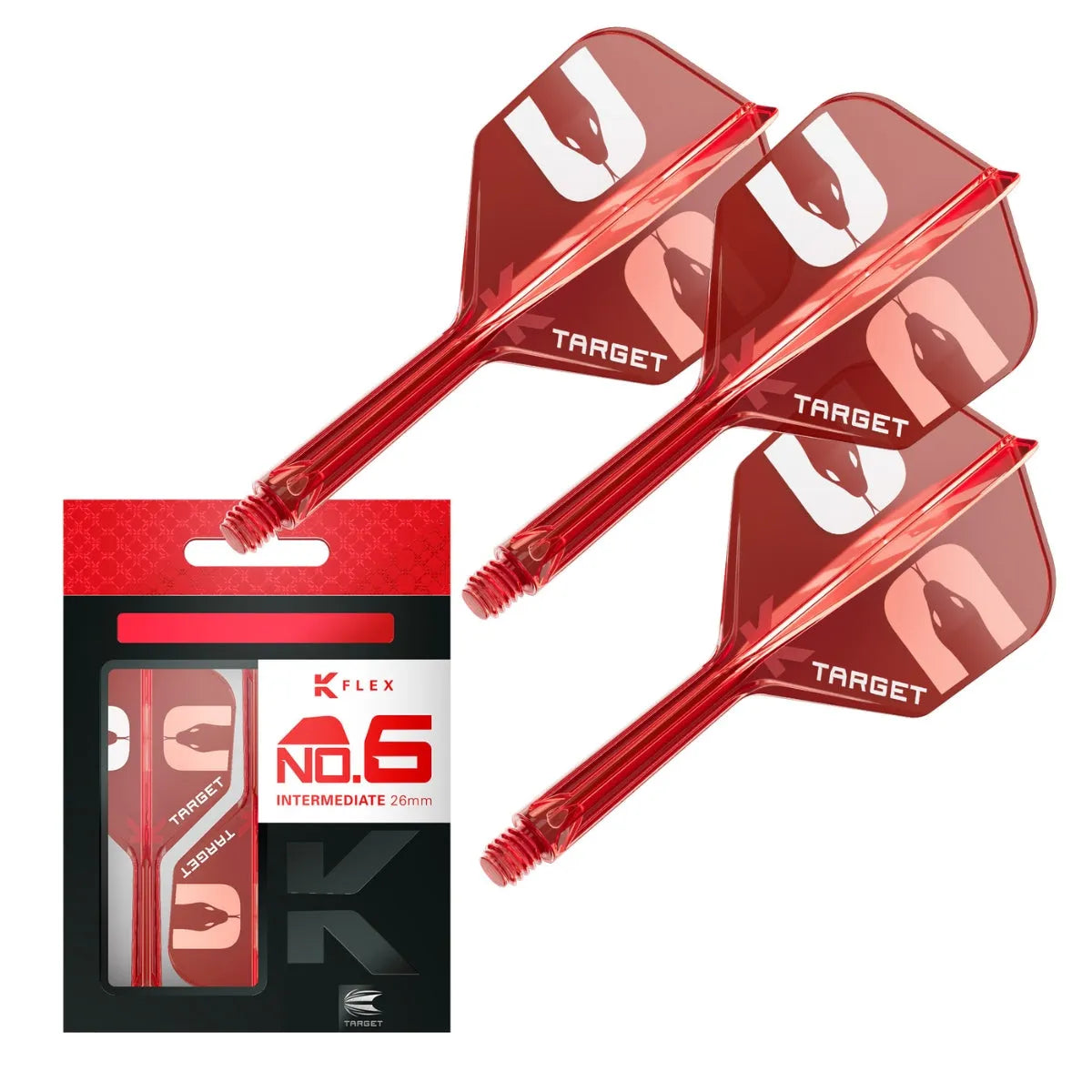 Target Darts Nathan Aspinall ASP K-Flex Flight System No6-7-Intermediate-Premier Darts