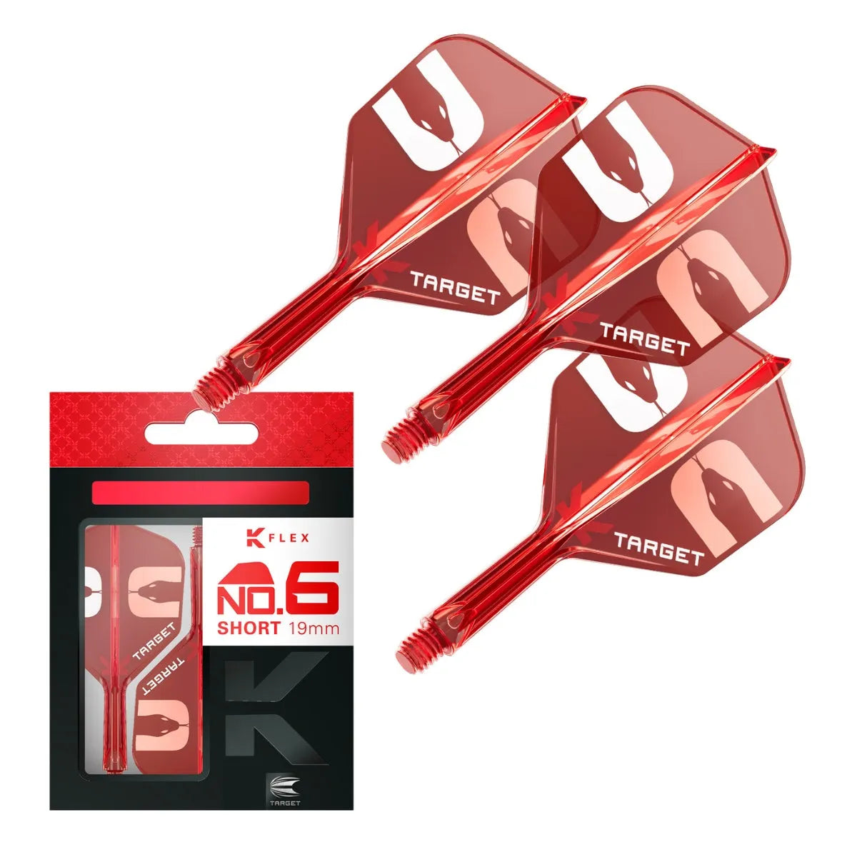 Target Darts Nathan Aspinall ASP K-Flex Flight System No6-6-Short-Premier Darts
