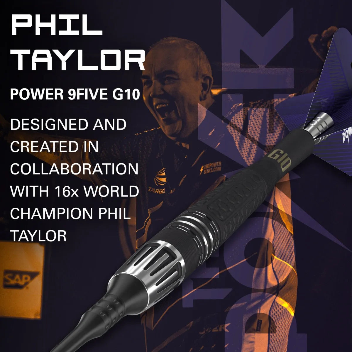 Target Darts Phil Taylor Power 9Five Gen 10 95% Tungsten Soft Tip Darts