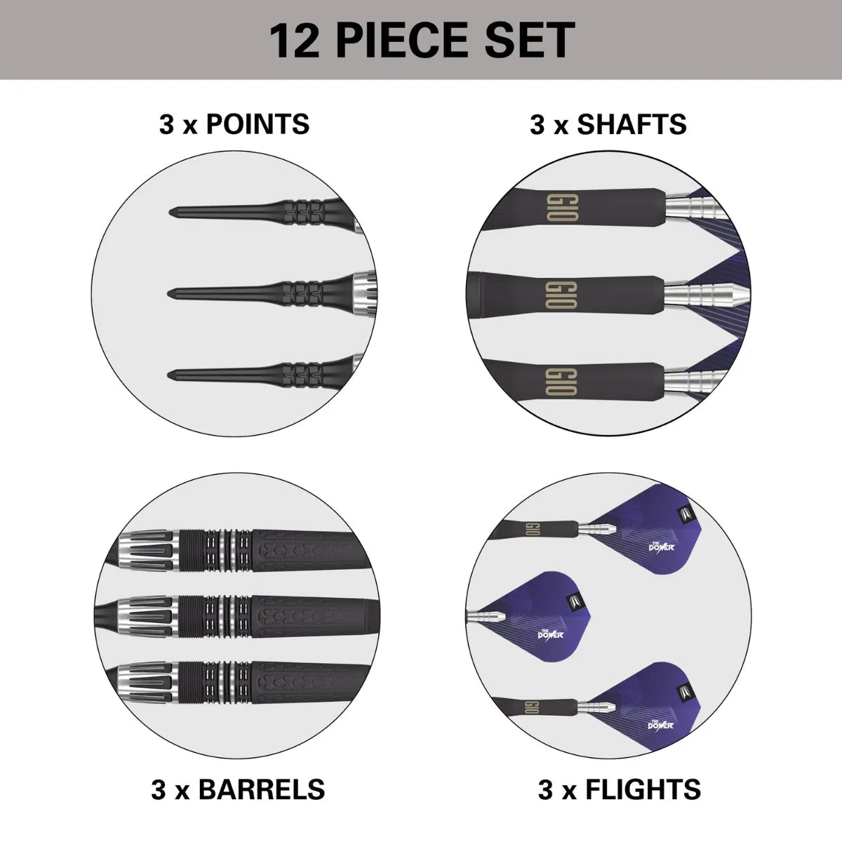Target Darts Phil Taylor Power 9Five Gen 10 95% Tungsten Soft Tip Darts