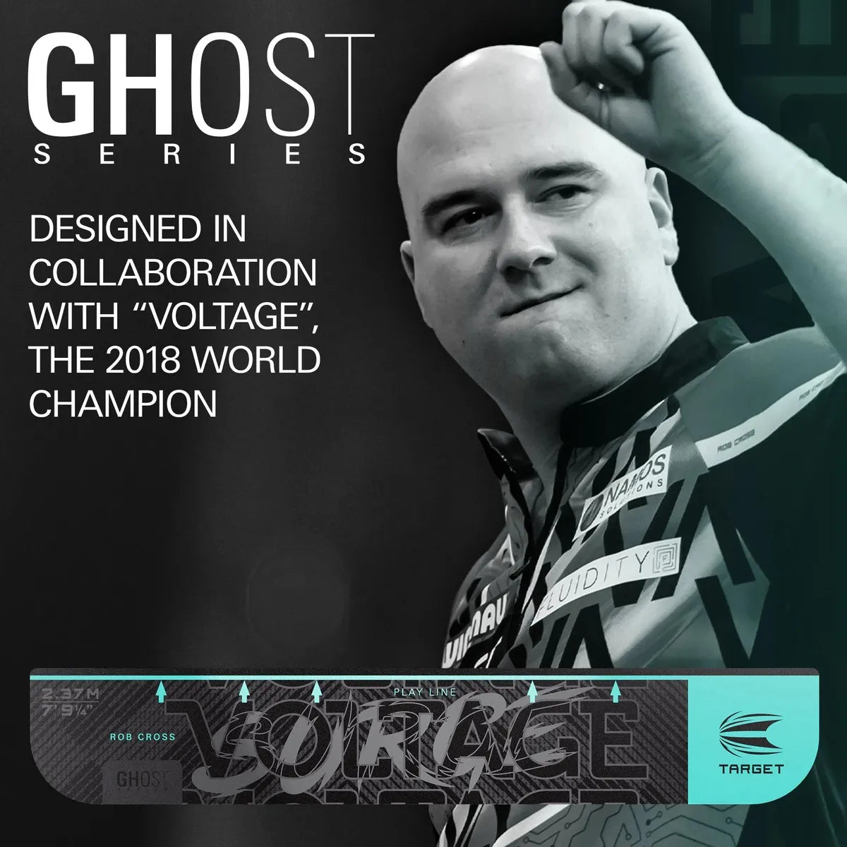 Target Darts Rob Cross Ghost Series Throw Line