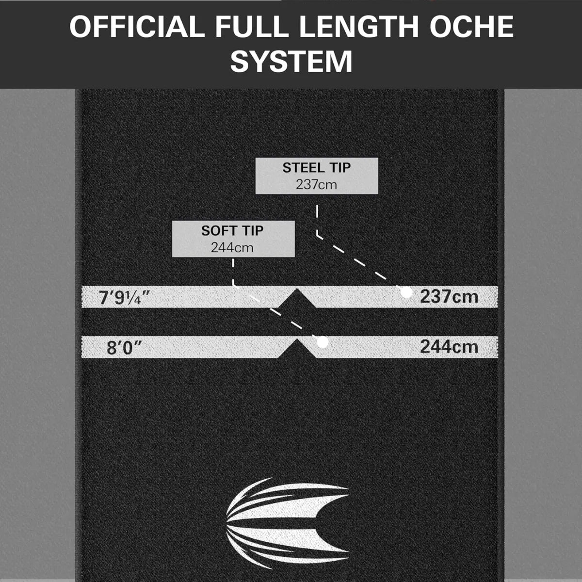 Target Darts World Champion Dart Mat-8-Blue-Premier Darts