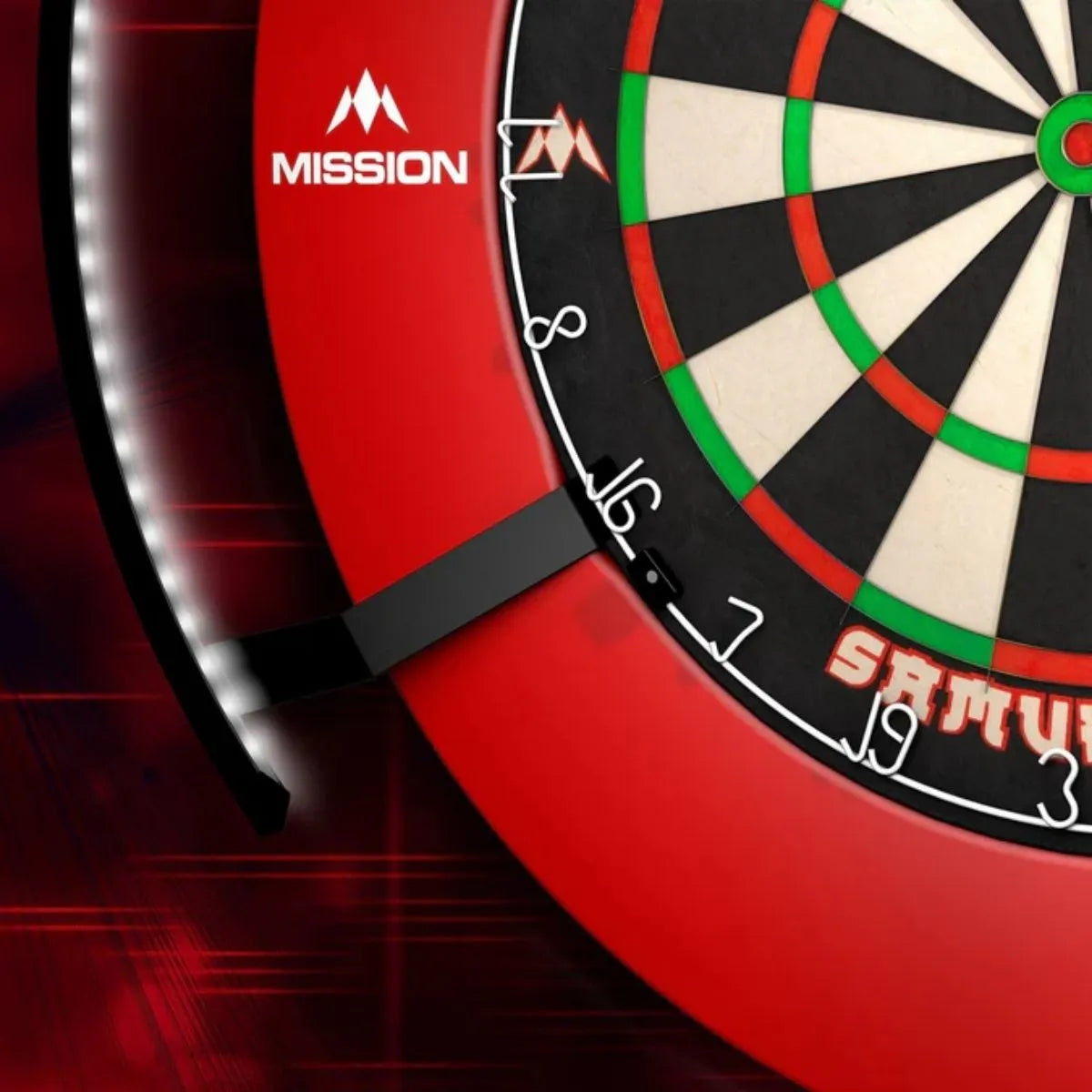 Mission Torus 270 Bright White Light Dartboard Lighting-2-Premier Darts