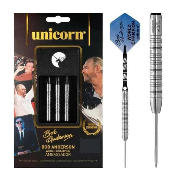 Unicorn Bob Anderson World Champion 90% Tungsten Steel Tip Darts-1-20 GRAM-Premier Darts