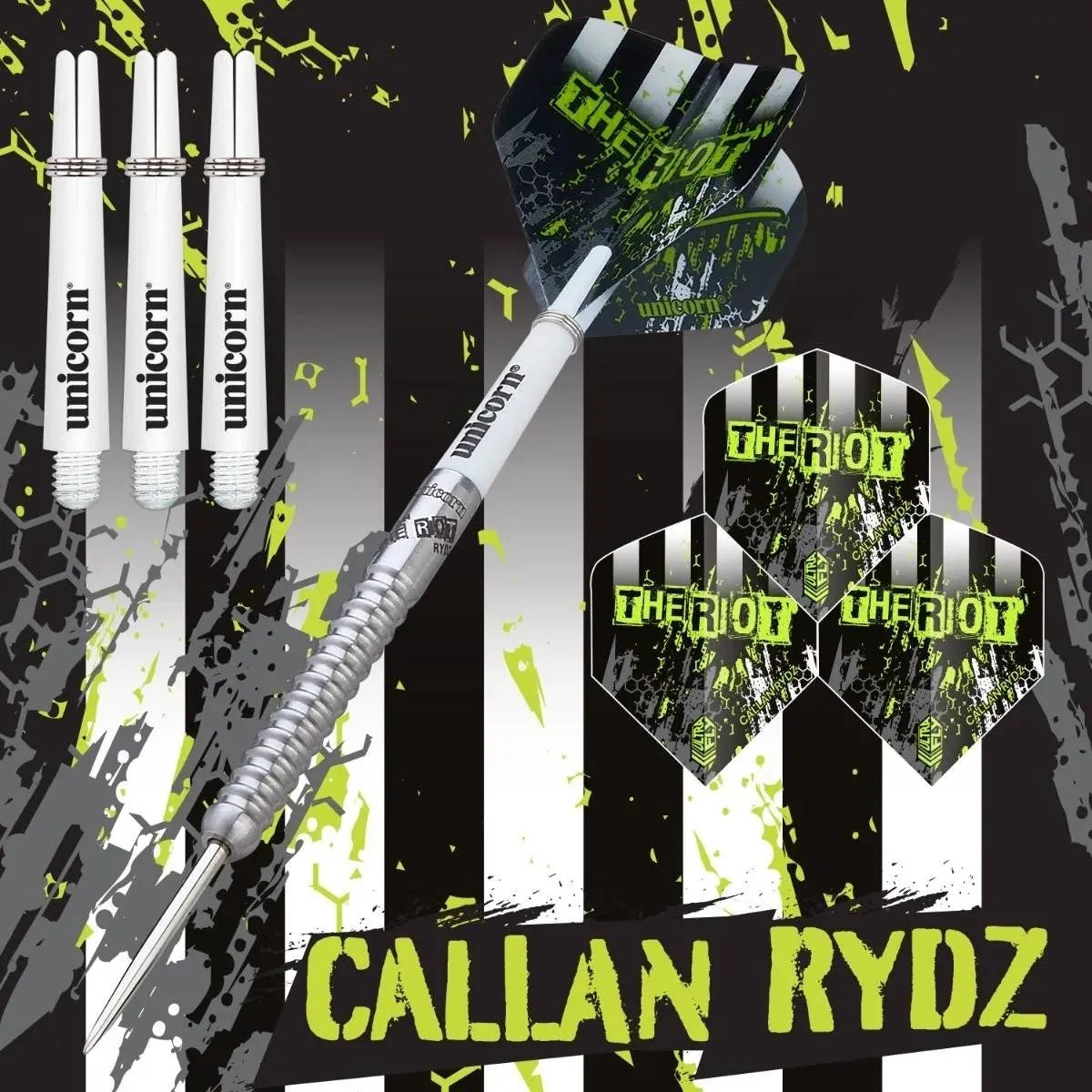 Unicorn Callan Rydz Contender 90% Tungsten Steel Tip Darts-5-22 GRAM-Premier Darts