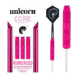 Unicorn Core Plus Rubberised Pink Steel Tip Darts