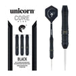 Unicorn Core Plus Win Black Brass Style 1 Steel Tip Darts
