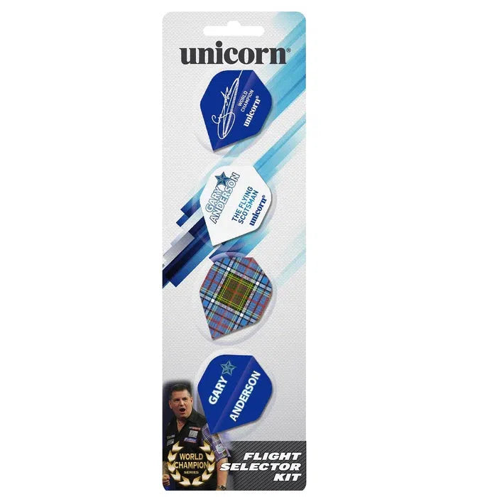 Unicorn Darts Gary Anderson Flight Selector Kit