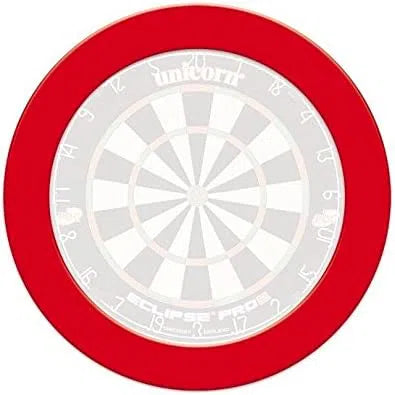 Unicorn Darts Slimline Dartboard Surround Red-1-Premier Darts
