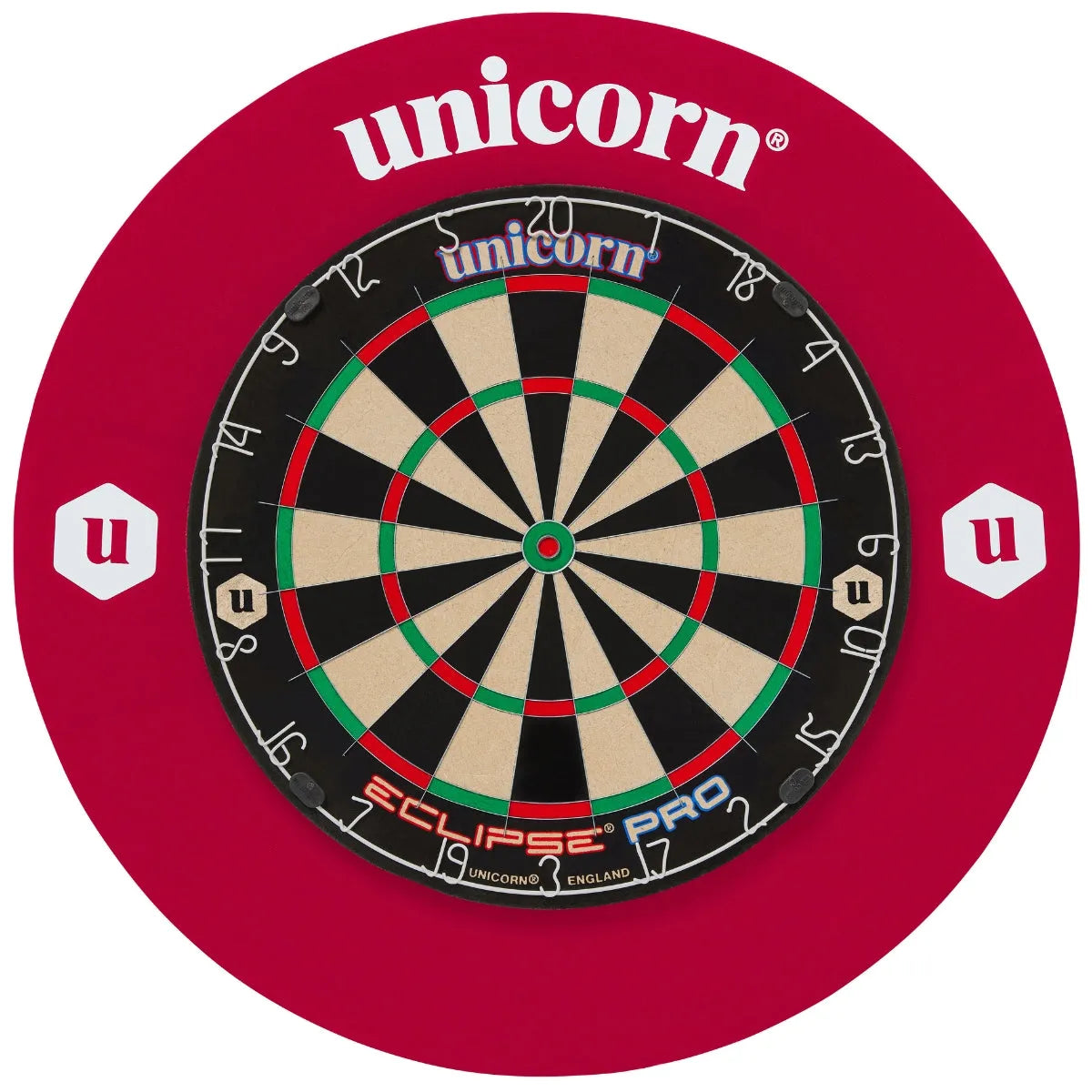 Unicorn Darts Striker Dartboard Surround  Red
