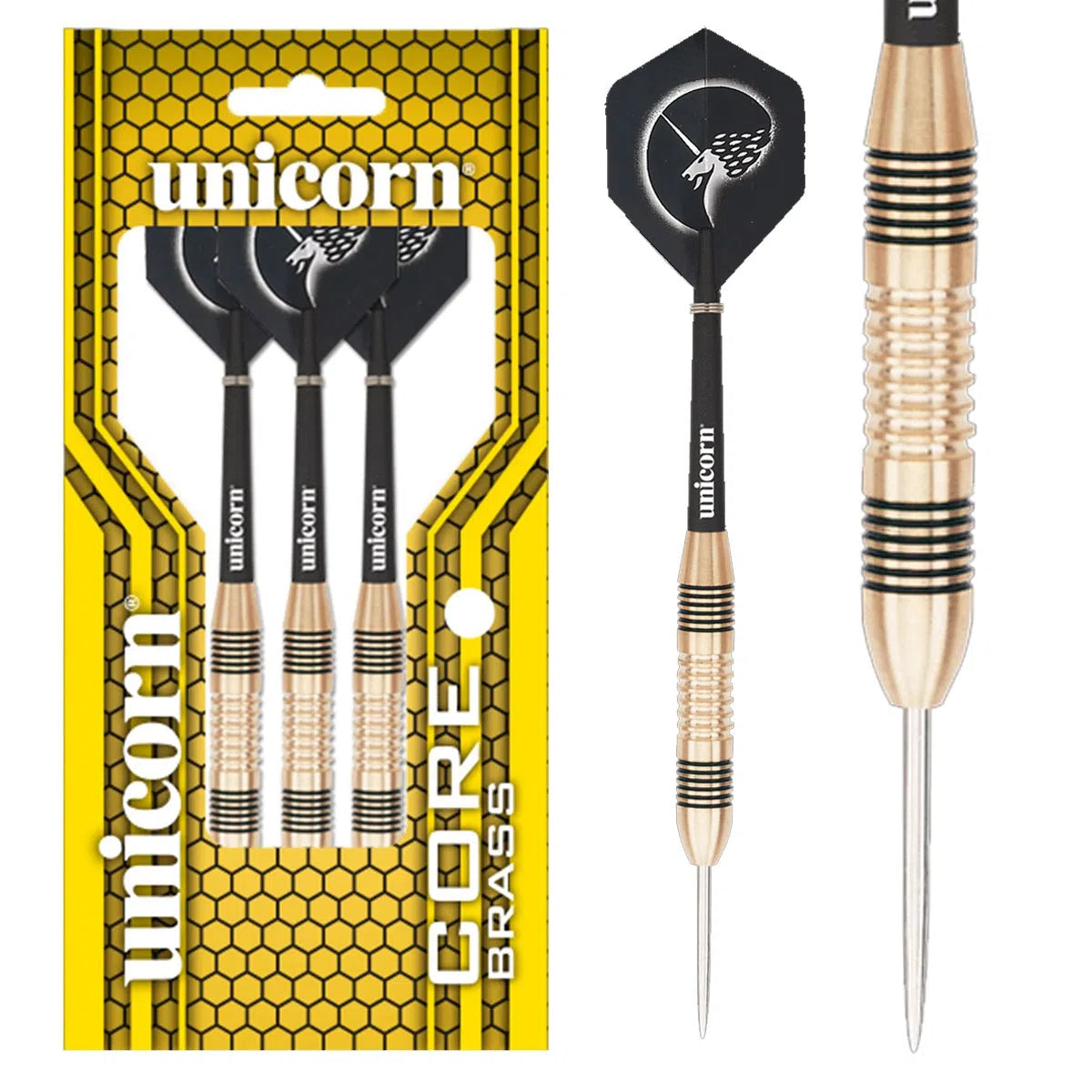 Unicorn DartsCore Brass Steel Tip Darts