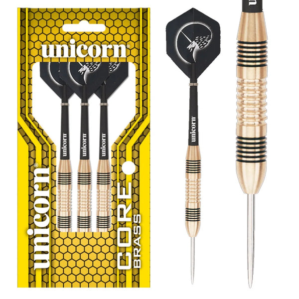 Unicorn DartsCore Brass Steel Tip Darts-1-21 GRAM-Premier Darts