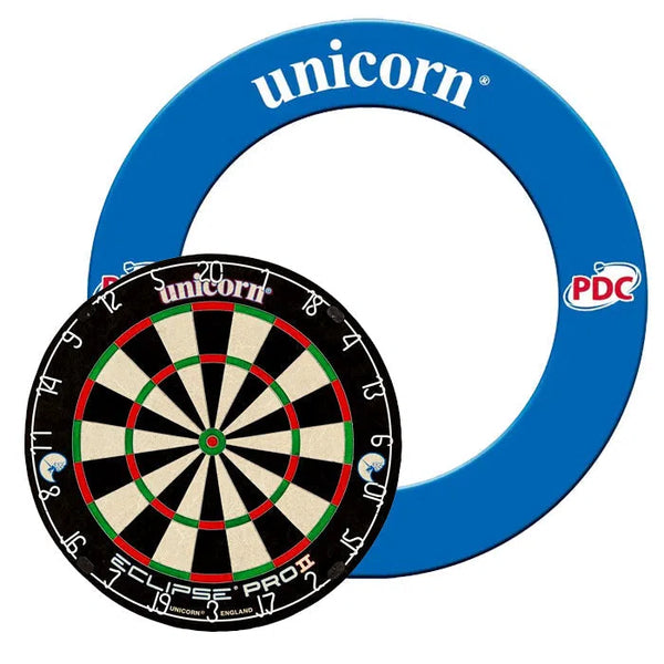 roleo Steel Dart Set - Unicorn Eclipse Pro + Surround + 2 Darts in a Box (Target + Black Watch Ring + 2 Sets of Arrows roleo Steel Dart Set - Unicorn Eclipse Pro + Surround + 2 Darts in a Box (Target + Black Watch Ring + 2 Sets of Arrows