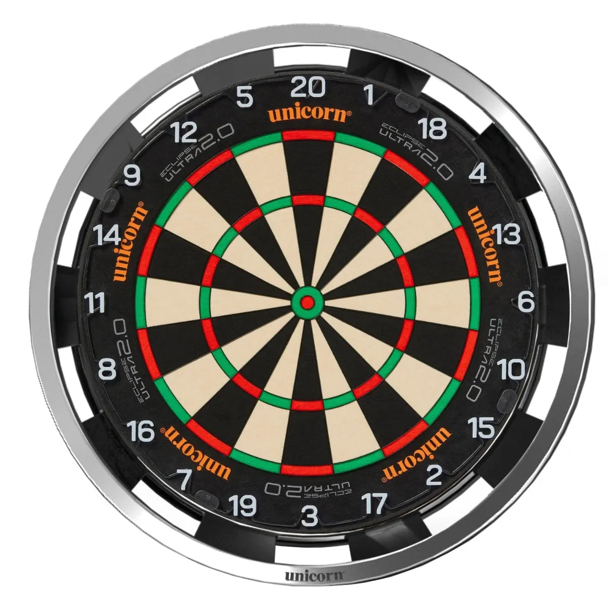 Unicorn Eclipse Ultra 2.0 Dartboard Ultimate Custom Bundle-10-None-Solar Flare-None-Premier Darts