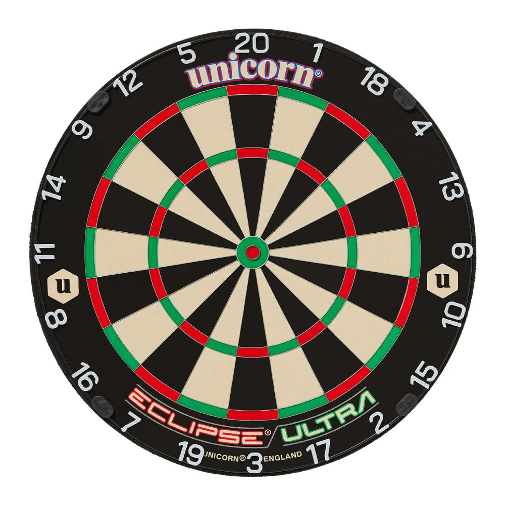 Unicorn Eclipse Ultra Dartboard Ultimate Custom Bundle-1-Striker Red-None-None-Premier Darts
