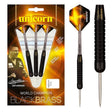 Unicorn Gary Anderson Style 1 Black Brass Steel Tip Darts