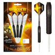 Unicorn Gary Anderson Style 2 Black Brass Steel Tip Darts