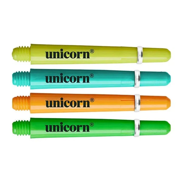 Unicorn Gripper 4 PC Neon Darts Shaft-1-Green-Ultra Short-Premier Darts