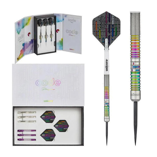 Unicorn James Wade Code 90% Tungsten Steel Tip Darts