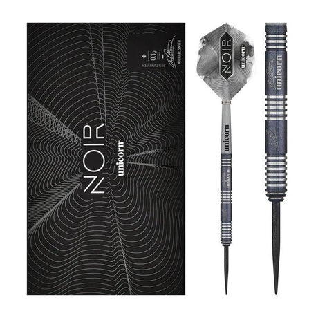 Unicorn Michael Smith Deluxe Noir 90% Tungsten Steel Tip Darts