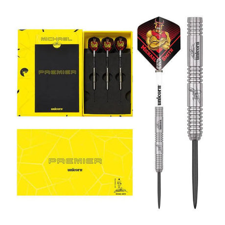 Unicorn Michael Smith Premier 90% Tungsten Steel Tip Darts
