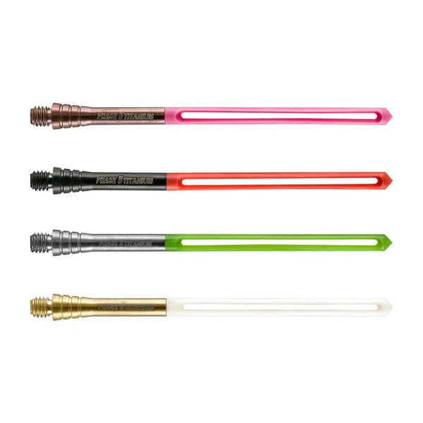 Unicorn Phase 5 Titanium Shafts-1-Gold-Medium-Premier Darts