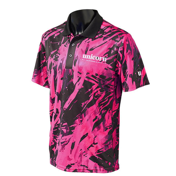 Unicorn Pro-Tech Camo Shirt - Pink-1-SMALL-Premier Darts