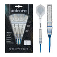 Unicorn Swytch Blue 80% Tungsten Steel Tip Darts
