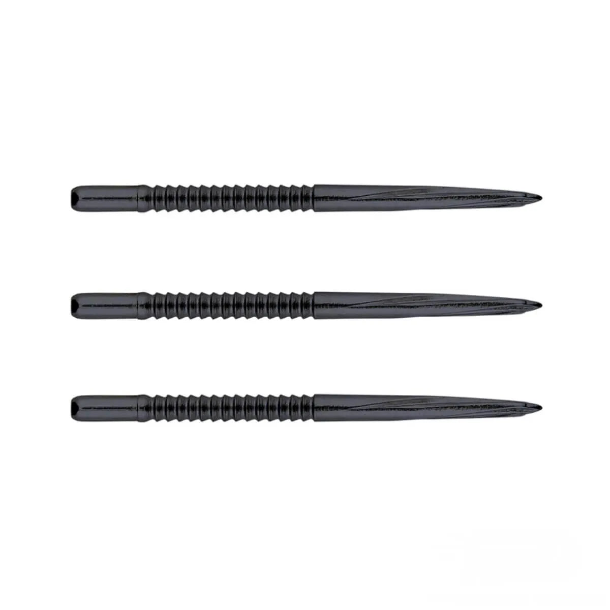 Unicorn Darts Volute Shark Fin Large Steel Dart Points-2-Black-36mm-Premier Darts