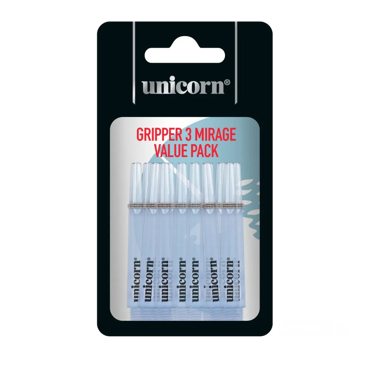 Unicorn Gripper 3 Mirage Blue Medium Shafts Value Pack x 5-1-Premier Darts