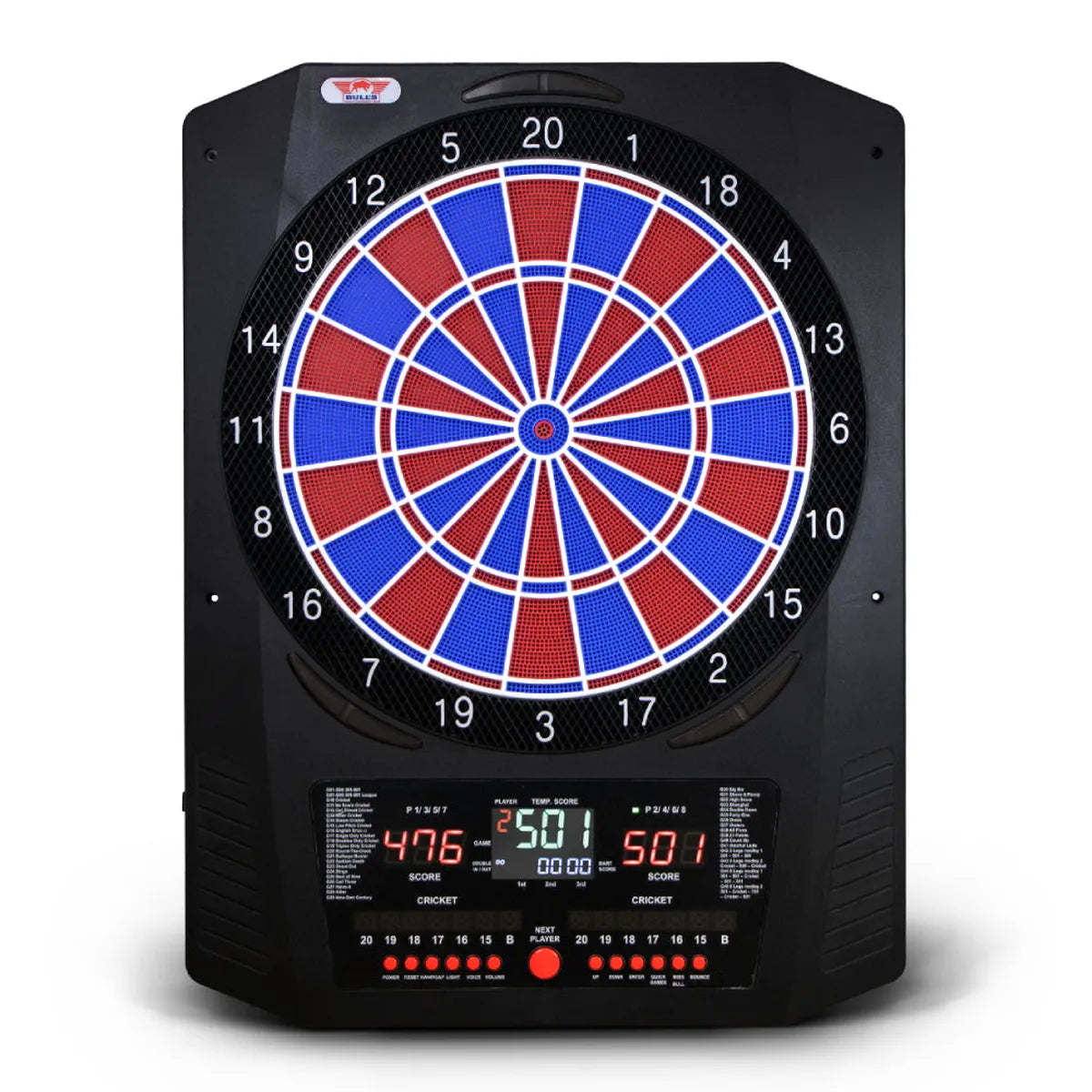 Bull's NL Universum Pro L Red & Blue Electronic Soft Tip Dartboard-1-Premier Darts