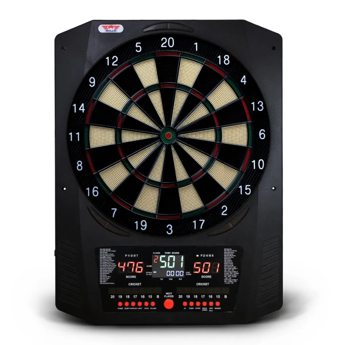 Bull's NL Universum Pro L Black & White Electronic Soft Tip Dartboard-1-Premier Darts