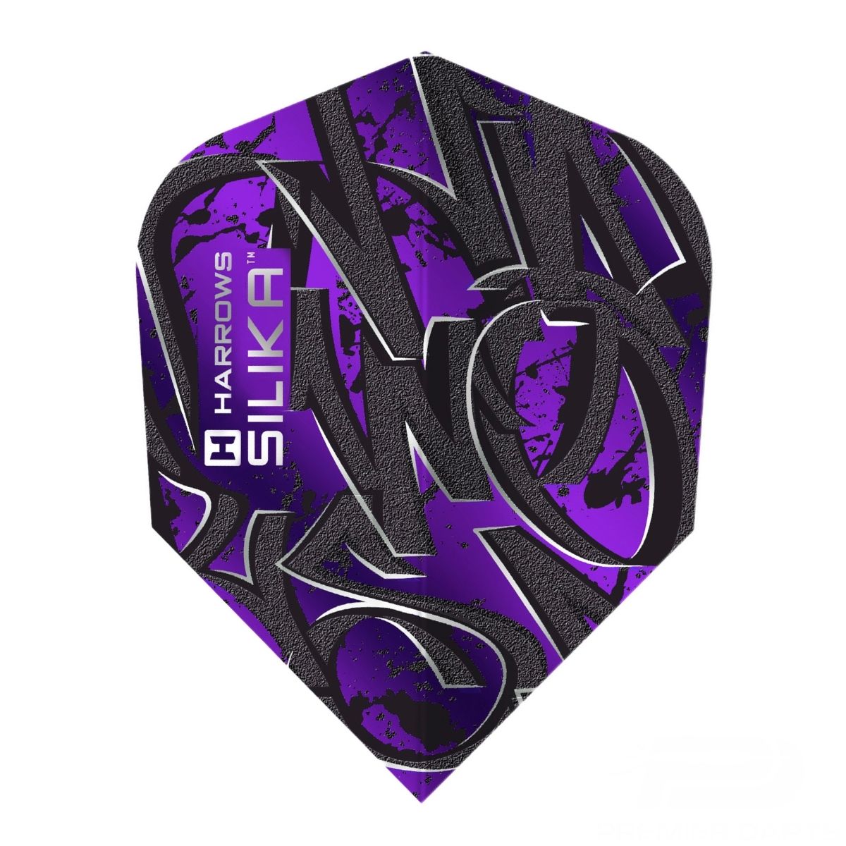 Harrows VANDL Silika Standard Flights-4-Purple-Premier Darts