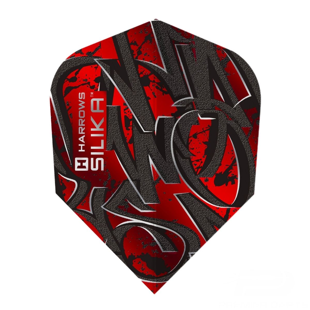 Harrows VANDL Silika Standard Flights-5-Red-Premier Darts