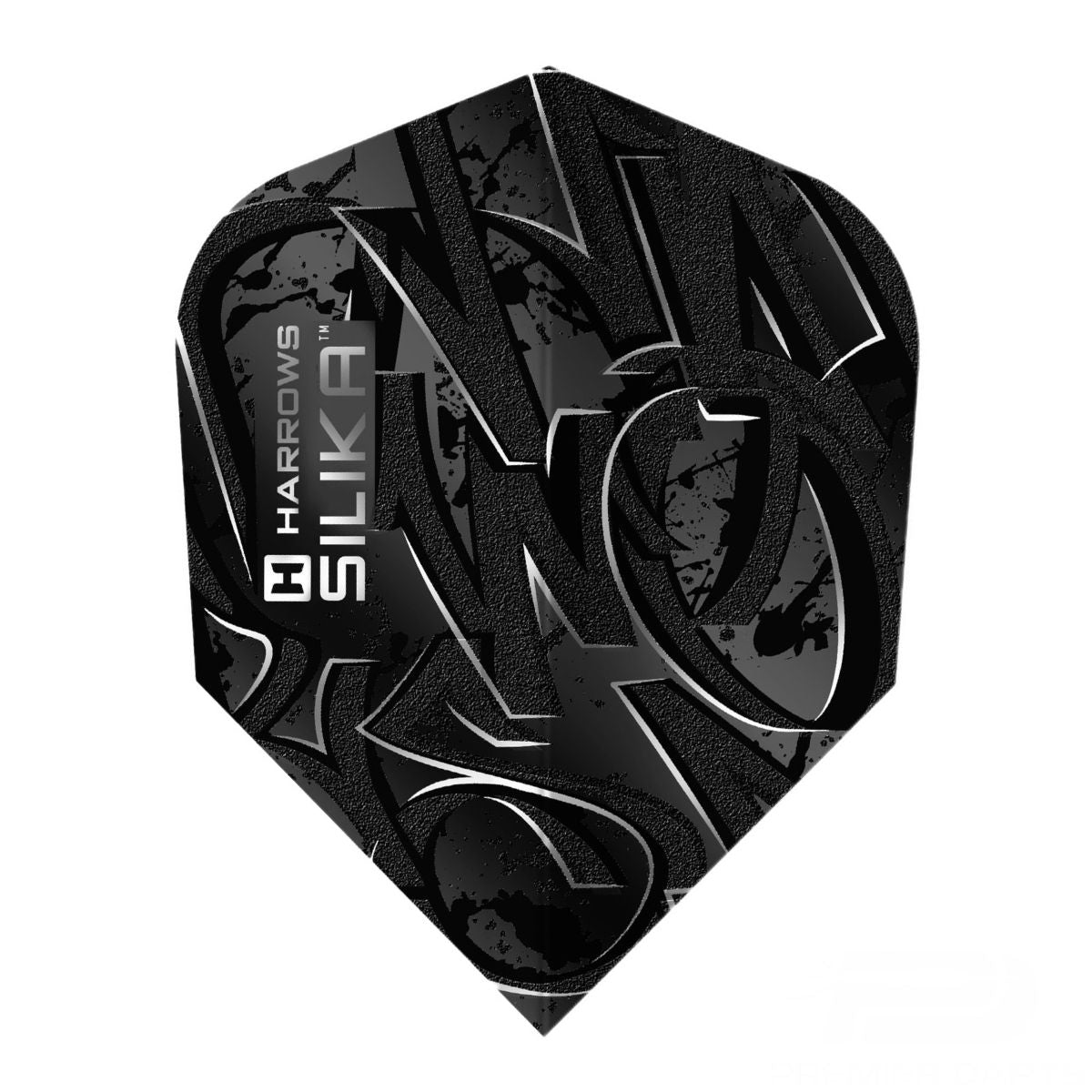 Harrows VANDL Silika Standard Flights-2-Black-Premier Darts