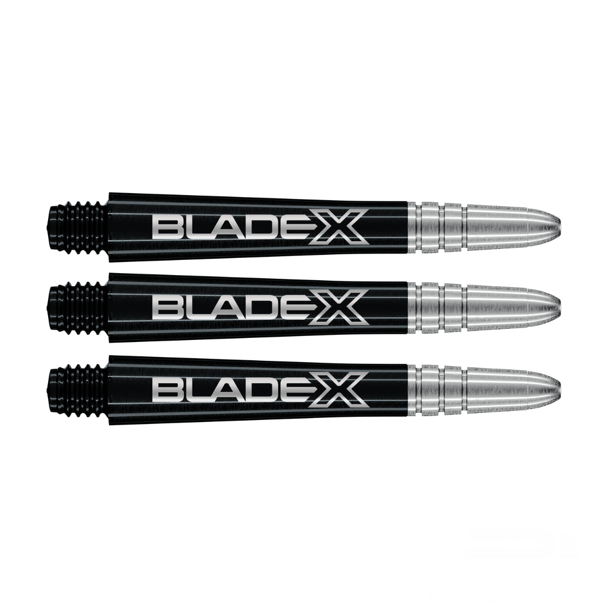 Winmau Vecta Blade X Black & Silver Dart Shafts-Dart Shafts-1-Premier Darts
