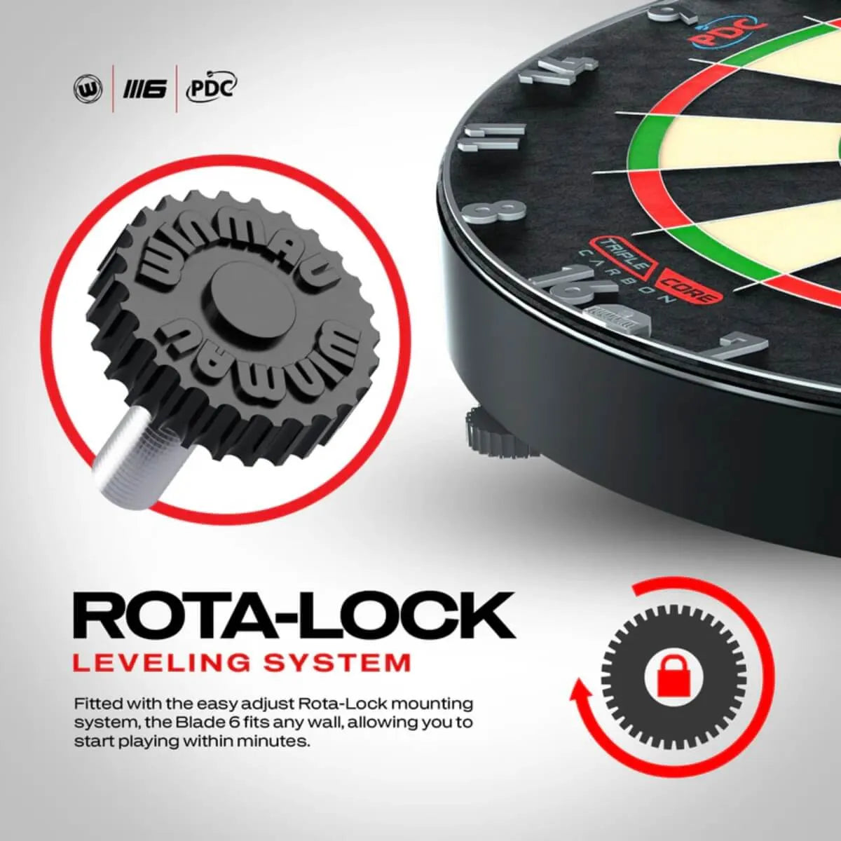 Winmau Blade 6 Triple Core + NPQ Surround + Xtreme Stand Bundle-8-Premier Darts