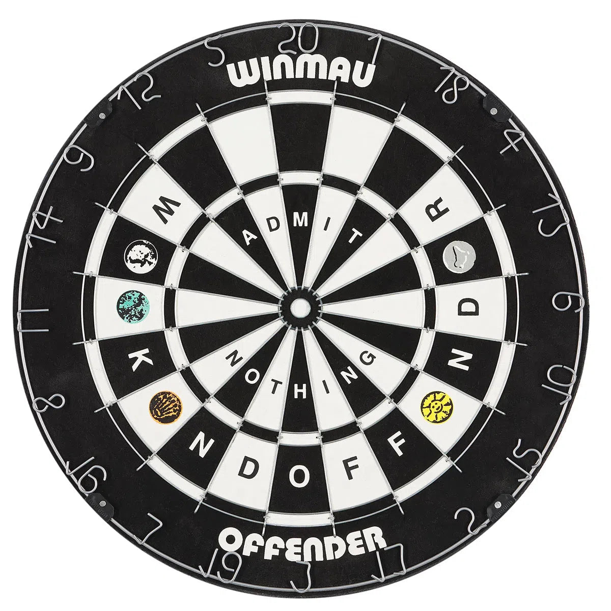 Weekend Offender Admit Nothing Dartboard