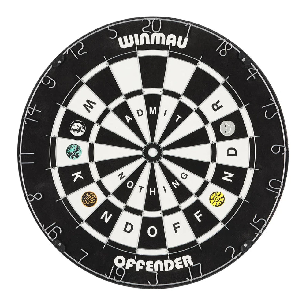 Weekend Offender Admit Nothing Dartboard
