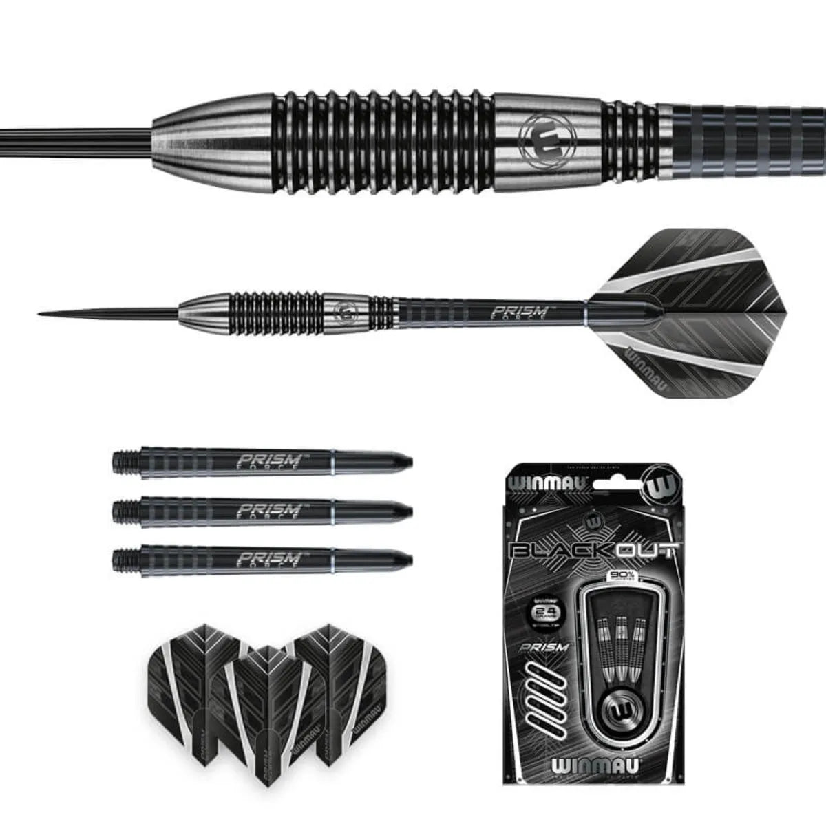 Winmau Blackout 2 90% Tungsten Steel Tip Darts