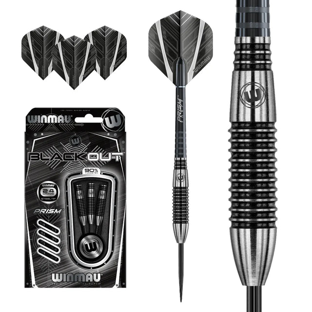 Winmau Blackout 2 90% Tungsten Steel Tip Darts