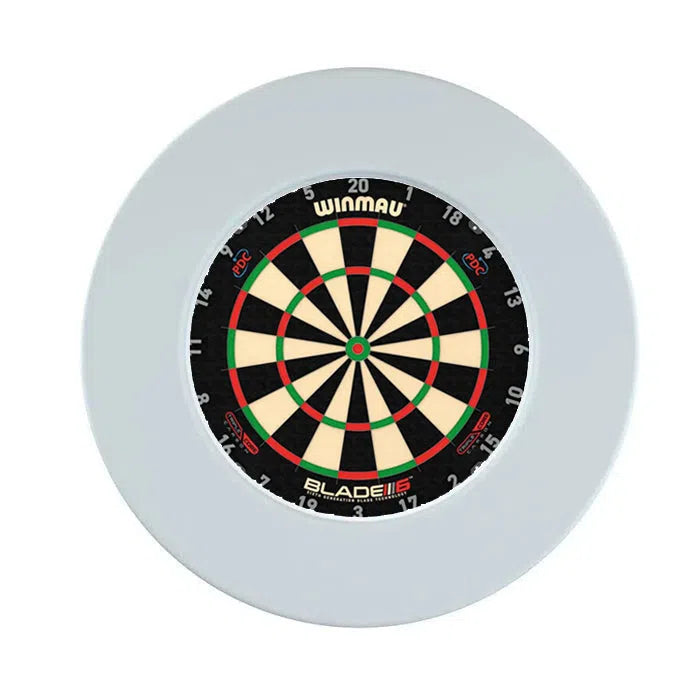 Winmau Blade 6 Carbon Triple Core Dartboard and NPQ Surround Bundle