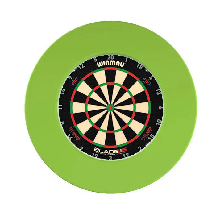 Winmau Blade 6 Carbon Triple Core Dartboard and NPQ Surround Bundle