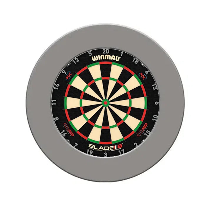 Winmau Blade 6 Carbon Triple Core Dartboard and NPQ Surround Bundle